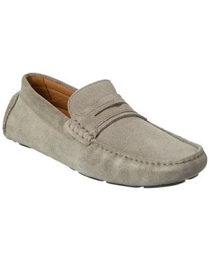 Allen Edmonds Lewis Suede Driver - White