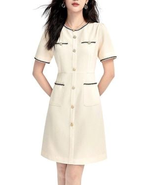 Monique Lagarde Mini Dress - Natural