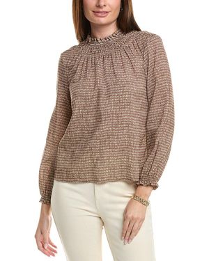 J.McLaughlin Antonia Blouse - Brown