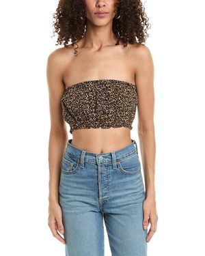 Tiare Hawaii Heat Wave Crop Top - Blue