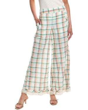 Free People Hour Glass Wide Leg Pant - White