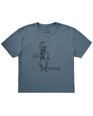 Life Is Good. Crusher Boxy T-Shirt - Blue
