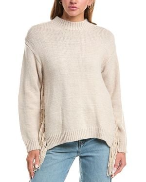7021 Fringe Sweater - Natural