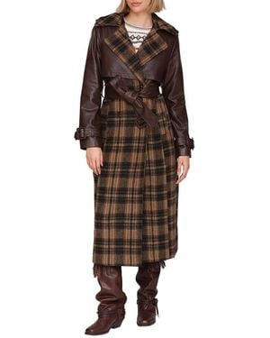 Avec Les Filles Long Coat - Brown