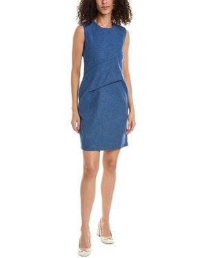 Frances Valentine Callista Wool-blend Dress - Blue