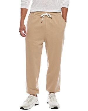 Brunello Cucinelli Solid Lounge Pant - Natural