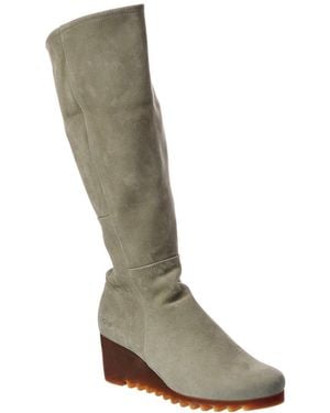Arche Larata Leather Knee-High Boot - Green