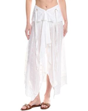 Shoshanna Milos Wrap Skirt - White
