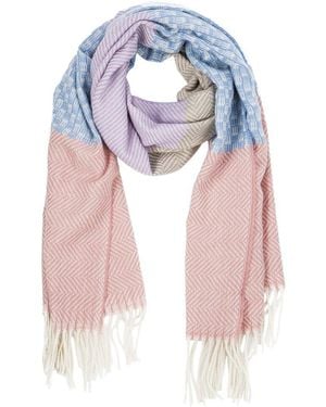 Saachi Stripe Scarf - Pink
