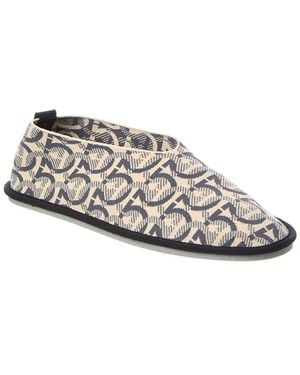 Ferragamo Antore Slipper - White