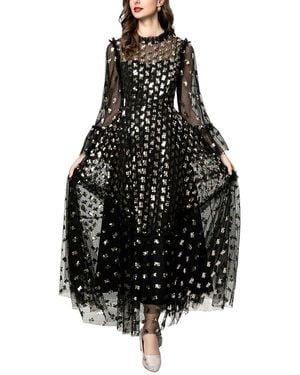 LIONELLO SALVI Midi Dress - Black