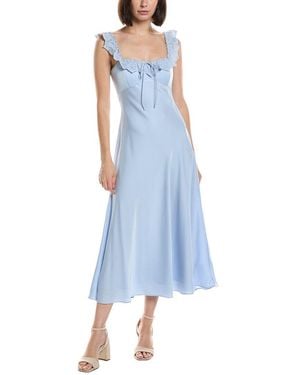 Astr Makiya Maxi Dress - Blue