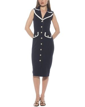 Alexia Admor Jean Sheath Dress - Blue
