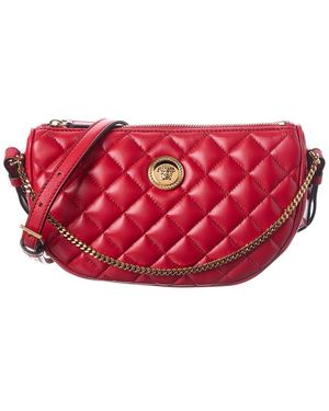 Versace Medusa Leather Pochette - Red