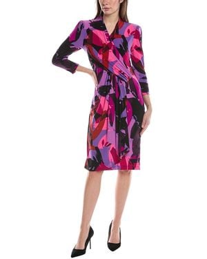 Joseph Ribkoff Midi Dress - Red