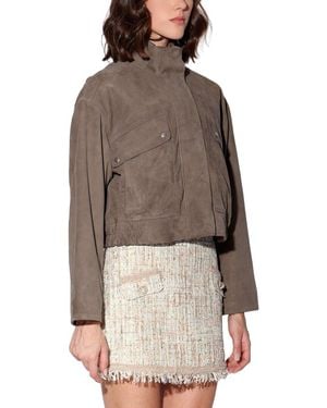 Walter Baker Rihanna Suede Jacket - Brown