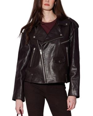 Walter Baker Jett Leather Jacket - Black