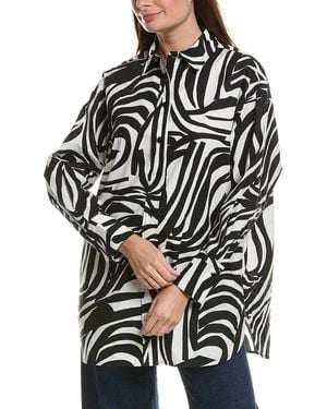 Marimekko Nila Jokuraita Top - Black