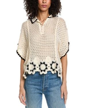 ANNA KAY Venitian Top - White