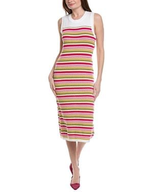 KARL LAGERFELD Knit Midi Dress - Red