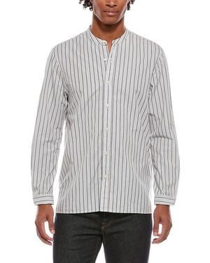 Officine Generale Officine Generale Gaston Stripe Shirt - Grey