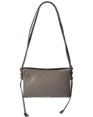 Celine Trio Flap Leather Shoulder Bag - Metallic