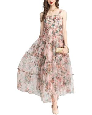 LIONELLO SALVI Midi Dress - Pink