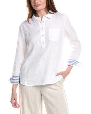 Tommy Bahama Coastalina Popover Linen Shirt - White