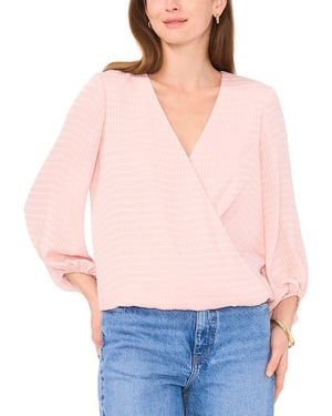 Vince Camuto Cross Front Blouse - White