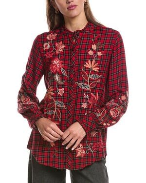 Johnny Was Penellope Blouse - Red