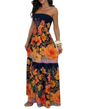 Kayla Paris Maxi Dress - Orange