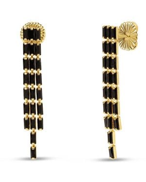 Bruno Magli Plated Earrings - White
