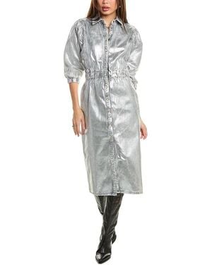 AllSaints Osa Shirtdress - Gray