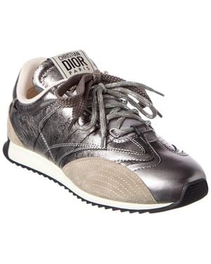Dior D-Sketch Nylon & Leather Sneaker - Gray