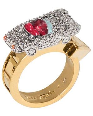 Kate Spade Cz New York Minute Charm Ring - Pink
