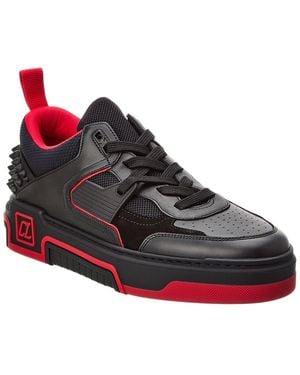 Christian Louboutin Astroloubi Leather Trainer - Red