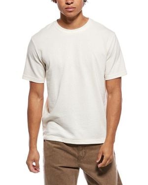 Slate & Stone Textured Knit Crewneck T-Shirt - White