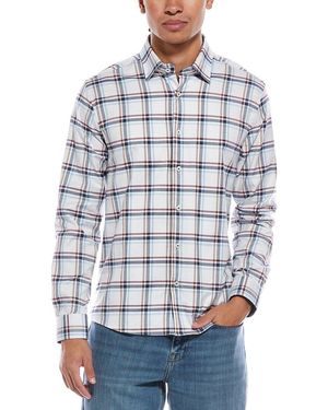 Stone Rose Performance Stretch Woven Shirt - Blue