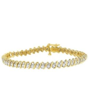 Haus of Brilliance 18K 2.00 Ct. Tw. Diamond Link Bracelet - Metallic