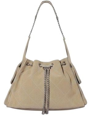Walter Baker Valeria Suede Bucket Bag - Natural