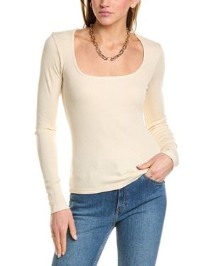 Monrow 90's Rib T-Shirt - White