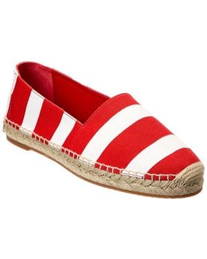 Manolo Blahnik Sombrille Canvas Espadrille - Red