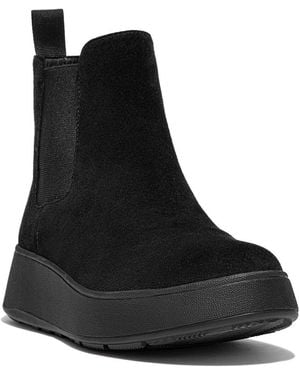 Fitflop F-Mode Suede Boot - Black