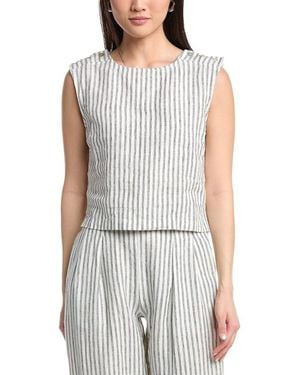 Nation Ltd Cara Linen Tank - Gray