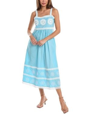 tyler boe Candi Midi Dress - Blue
