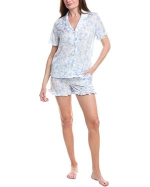 Room Service Pjs 2Pc Pyjama Set - Blue