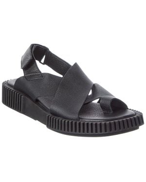 Arche Ixoham Leather Sandal - Black