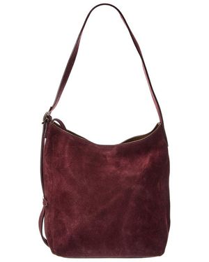 Isabella Rossetti Erica Suede Tote - Red
