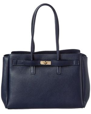 Isabella Rossetti Arden Leather Handbag - Blue