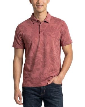 Vintage Summer Pique Performance Polo Shirt - Red